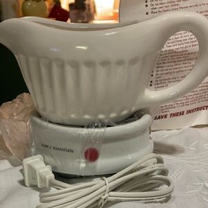 NWOT Cooks Essentials White Gravy Warmer